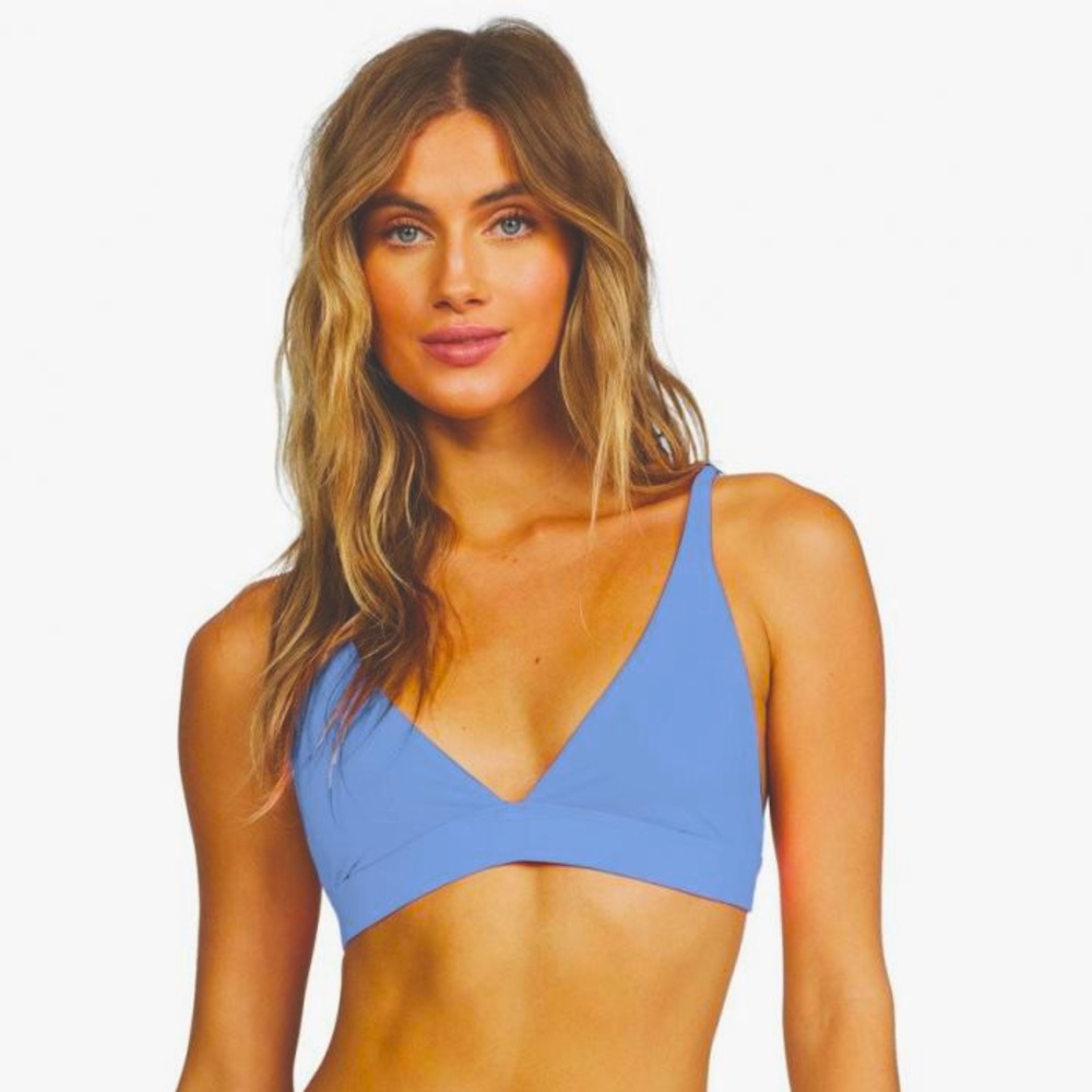 Billabong Sol Searcher Banded Triangle Bikini Top - Wink Blue